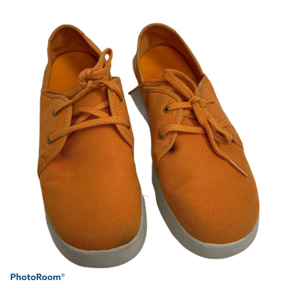 Soft Science‎ Women's Size 11 Orange Canvas Weave Shoes